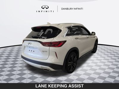 2022 INFINITI QX50 — rear three-quarter view