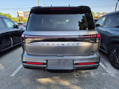 2027 INFINITI QX80 — rear three-quarter view