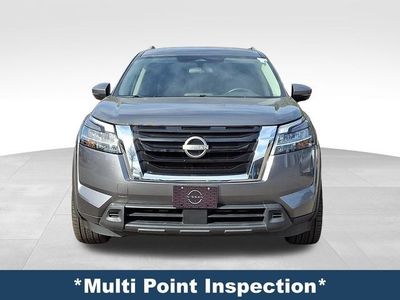 2022 Nissan Pathfinder — rear three-quarter view