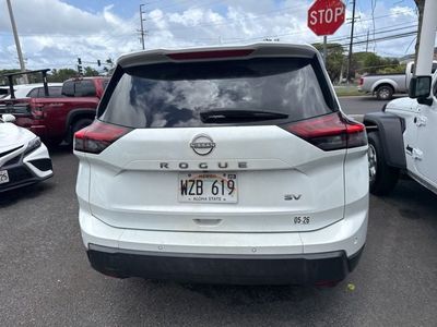 2024 Nissan Rogue — rear three-quarter view