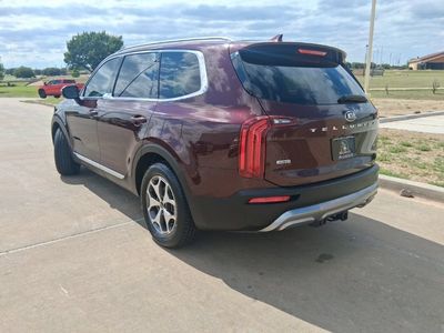 2021 Kia Telluride — rear three-quarter view