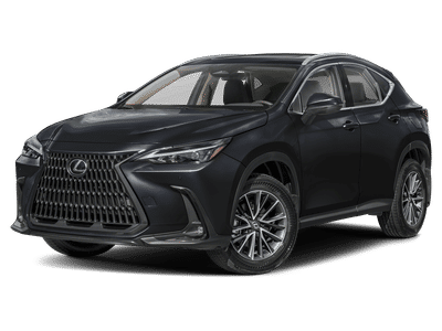 2024 Lexus NX 350 Base in Obsidian — front three-quarter view