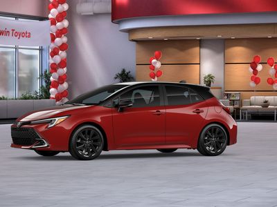 2026 Toyota Corolla Hatchback — rear three-quarter view