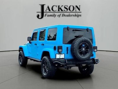 2017 Jeep Wrangler Unlimited — rear three-quarter view