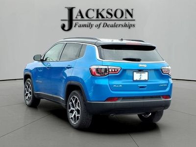 2025 Jeep Compass — rear three-quarter view
