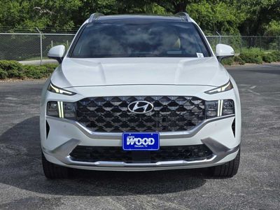 2022 Hyundai Santa Fe — rear three-quarter view