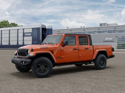 2026 Jeep Gladiator Willys in Joose Exterior Paint — front three-quarter view