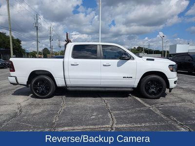 2021 RAM 1500 — rear three-quarter view