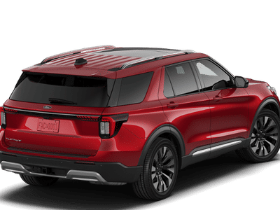 2026 Ford Explorer — rear three-quarter view