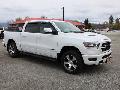 2020 RAM 1500 — rear three-quarter view