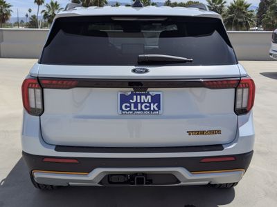 2026 Ford Explorer — rear three-quarter view