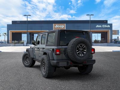 2026 Jeep Wrangler — rear three-quarter view