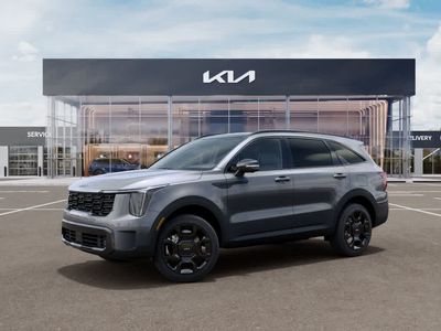 2026 Kia Sorento Hybrid — rear three-quarter view