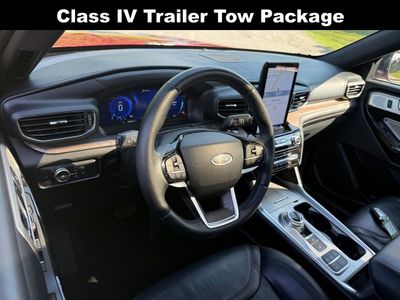 2022 Ford Explorer — rear three-quarter view