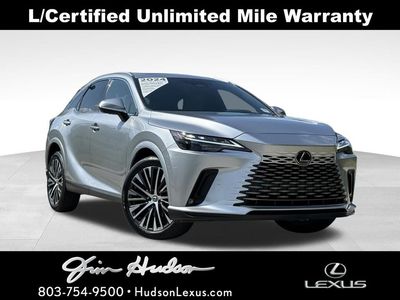 2024 Lexus RX 350 Premium Plus Navigation L/Certified Unlimited Mile Warranty in Iridium — front three-quarter view
