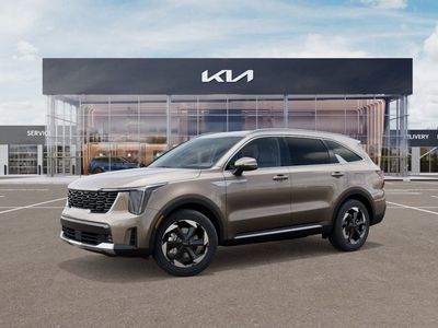 2026 Kia Sorento Hybrid — rear three-quarter view