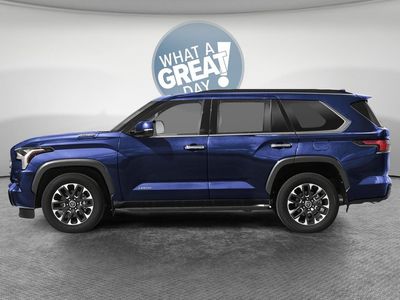 2026 Toyota Sequoia — rear three-quarter view