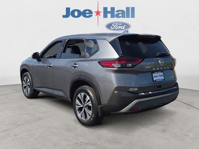 2021 Nissan Rogue — rear three-quarter view