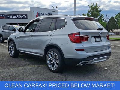 2016 BMW X3 — interior view