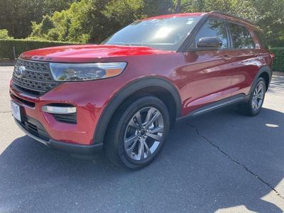 2023 Ford Explorer — rear three-quarter view