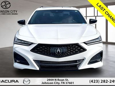 2021 Acura TLX — rear three-quarter view