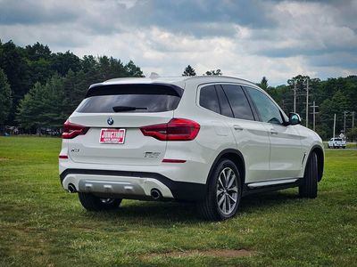 2019 BMW X3 — rear three-quarter view