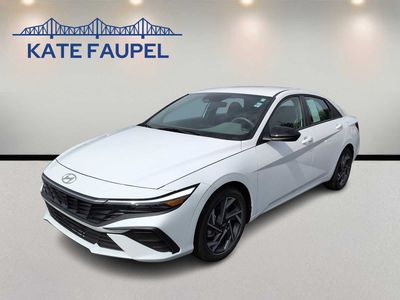 2025 Hyundai Elantra — rear three-quarter view