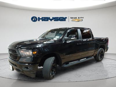 2019 RAM 1500 — rear three-quarter view