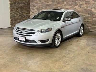 2017 Ford Taurus — rear three-quarter view