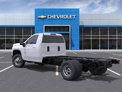 2026 Chevrolet Silverado 3500 HD Chassis Cab — rear three-quarter view