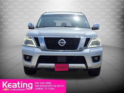 2017 Nissan Armada — rear three-quarter view