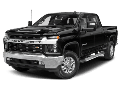 2023 Chevrolet Silverado 2500 HD LT in Summit White — front three-quarter view