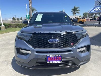 2021 Ford Explorer — rear three-quarter view