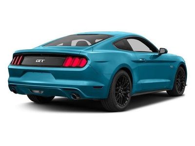 2017 Ford Mustang — rear three-quarter view