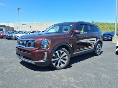 2021 Kia Telluride — rear three-quarter view