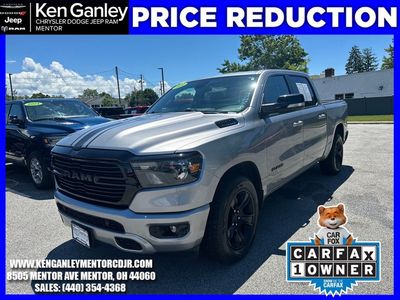 2021 RAM 1500 — rear three-quarter view