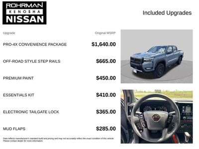 2026 Nissan Frontier — interior view