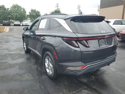 2022 Hyundai Tucson — rear three-quarter view