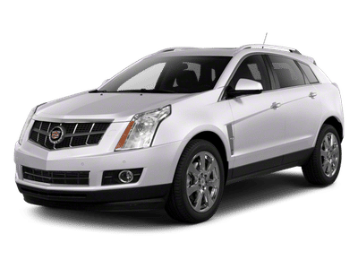 2011 Cadillac SRX Luxury Collection in Platinum Ice Tricoat — front three-quarter view
