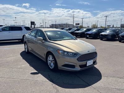 2015 Ford Fusion — rear three-quarter view