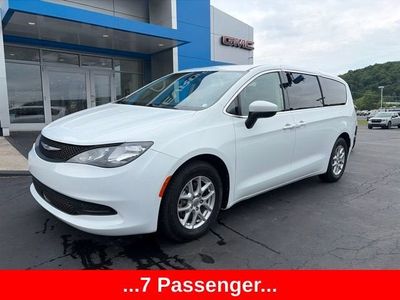 2022 Chrysler Voyager LX in Bright White Clea — front three-quarter view