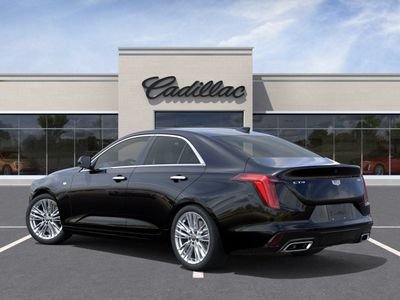 2026 Cadillac CT4 — rear three-quarter view