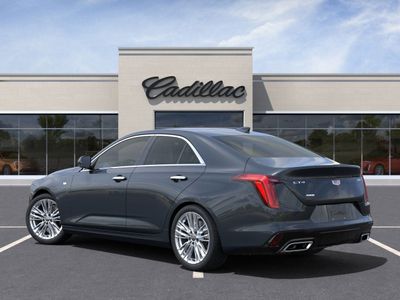 2025 Cadillac CT4 — rear three-quarter view