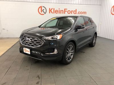 2021 Ford Edge — rear three-quarter view