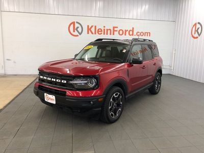 2021 Ford Bronco Sport — rear three-quarter view