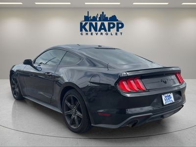 2019 Ford Mustang — rear three-quarter view