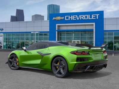 2026 Chevrolet Corvette — rear three-quarter view