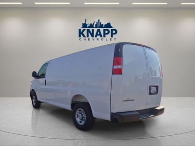 2025 Chevrolet Express Cargo Van — rear three-quarter view