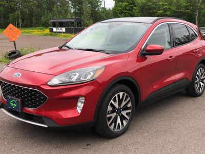 2020 Ford Escape — rear three-quarter view