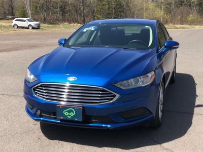 2017 Ford Fusion — rear three-quarter view